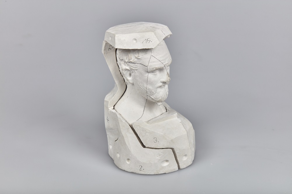 Gips-Form mit Abguss